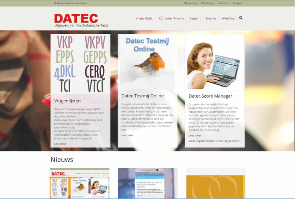 Nieuwe website Datec