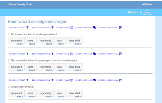 Vragenlijst - Datec Psychologische Tests